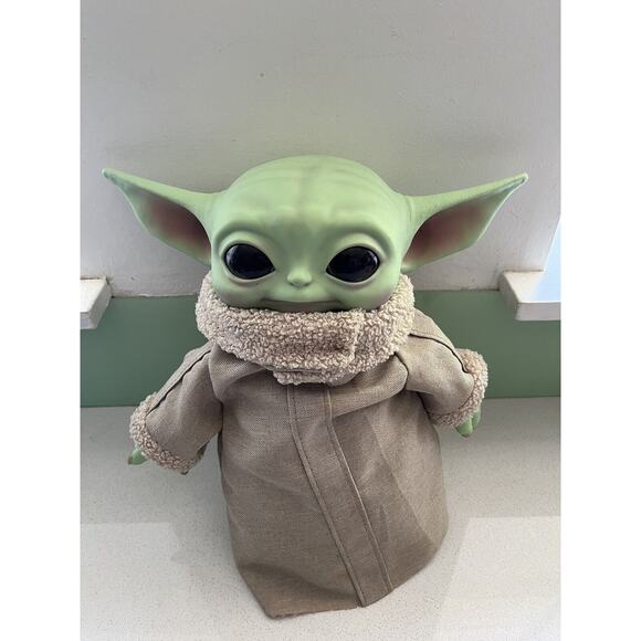 Star Wars Mandalorian The Child Grogu Baby Yoda 11" Plush Hard Head Toy - Picture 1 of 7